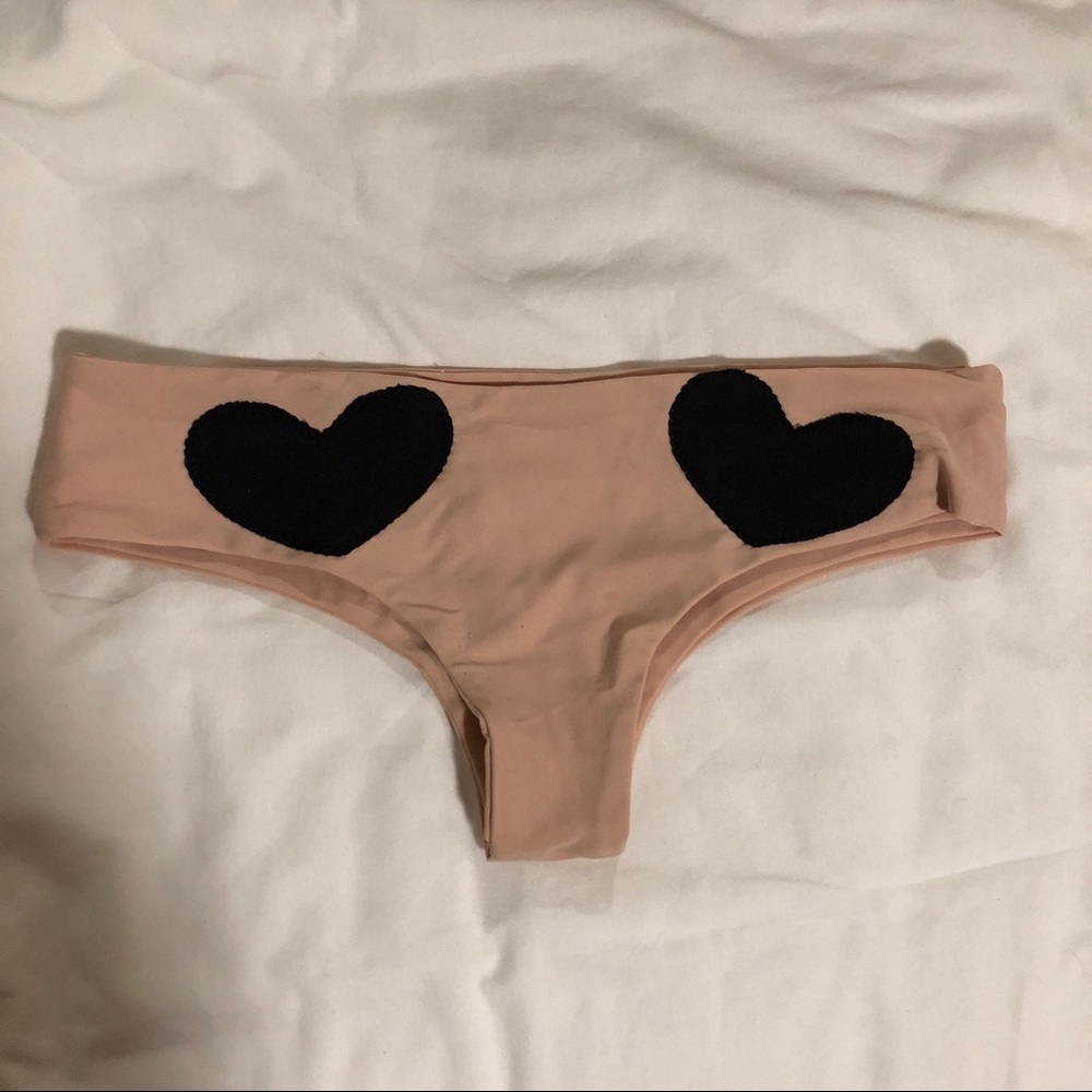 Lolli swim heart bikini bottoms